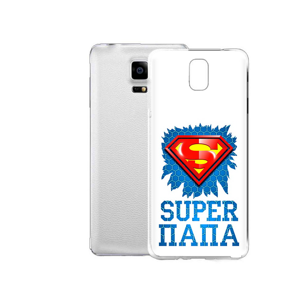 

Чехол MyPads Tocco для Samsung Galaxy Note Edge Супер Папа (PT11952.563.165), Прозрачный, Tocco