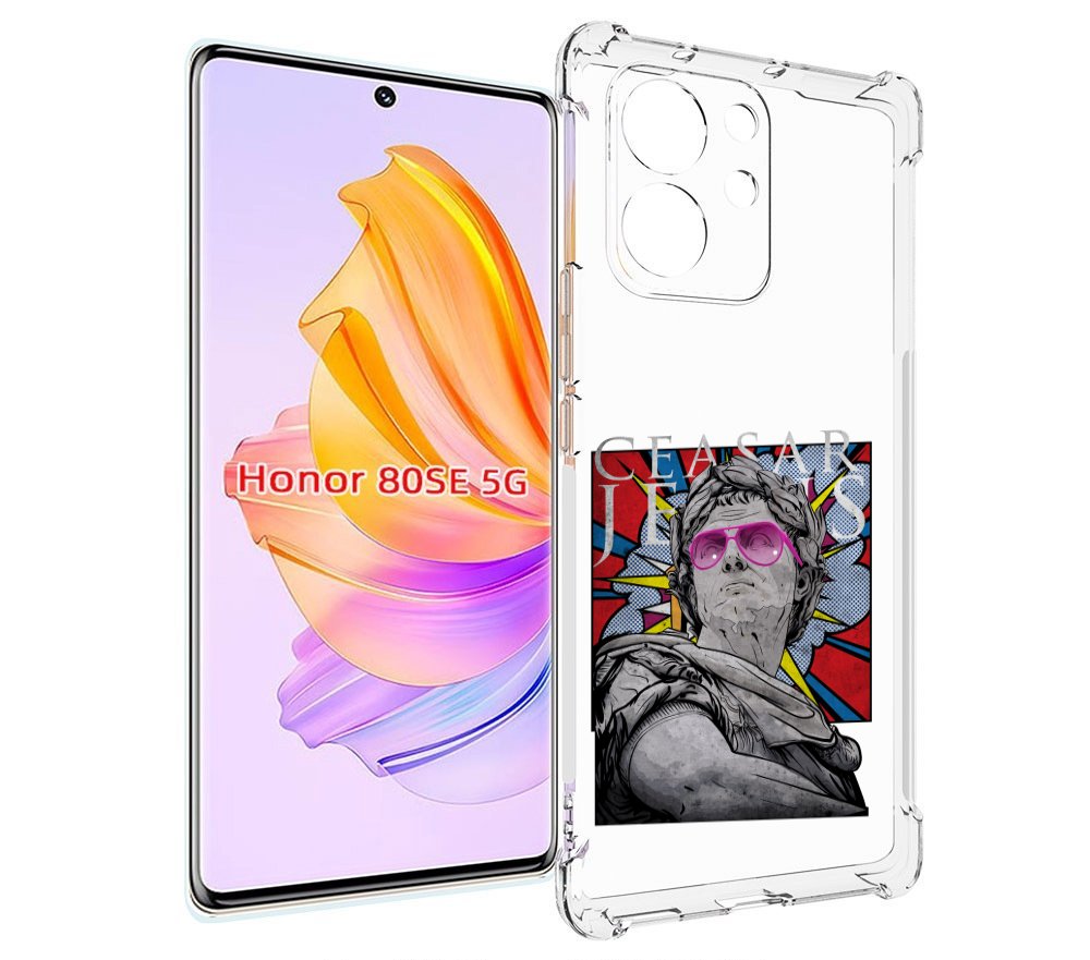 

Чехол MyPads крутая статуя свободы для Honor 80 SE, Прозрачный, Tocco