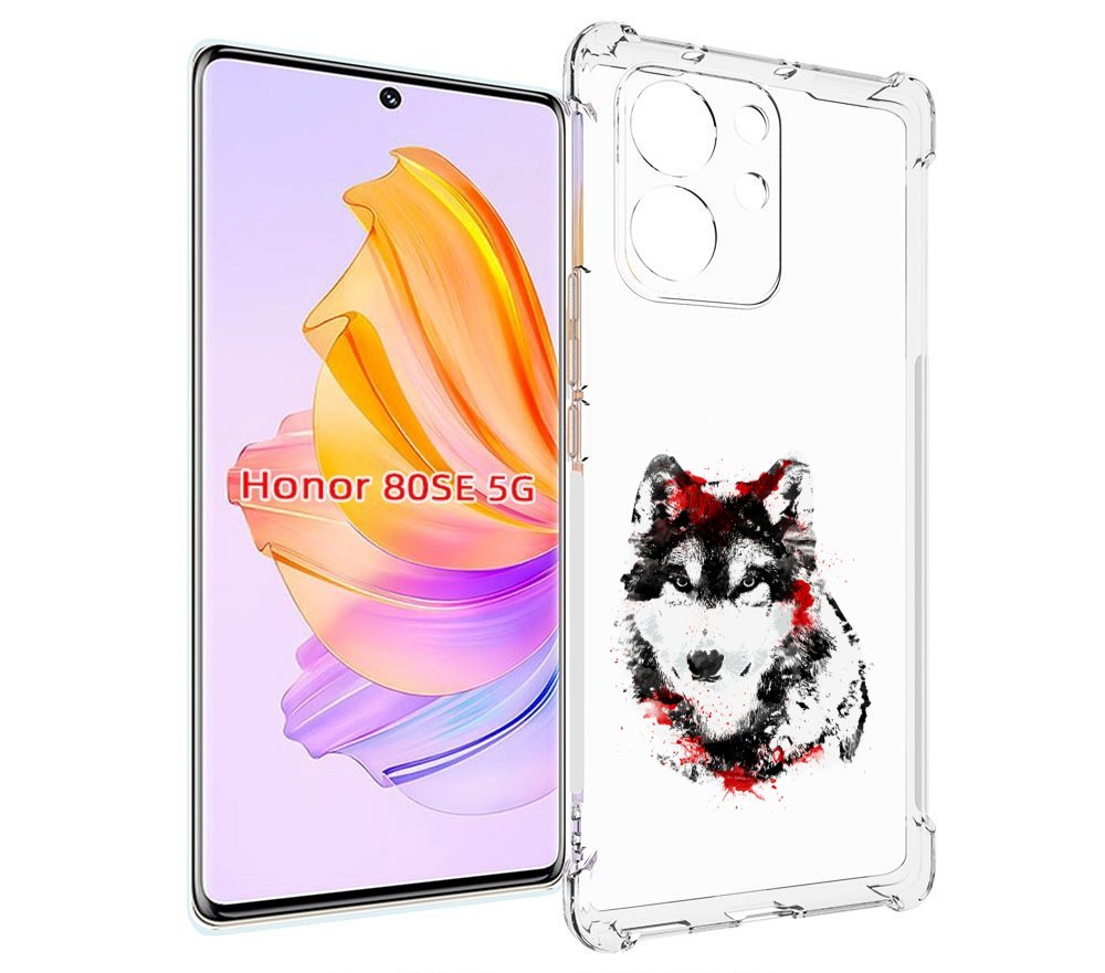 

Чехол MyPads кровавый волк для Honor 80 SE, Прозрачный, Tocco