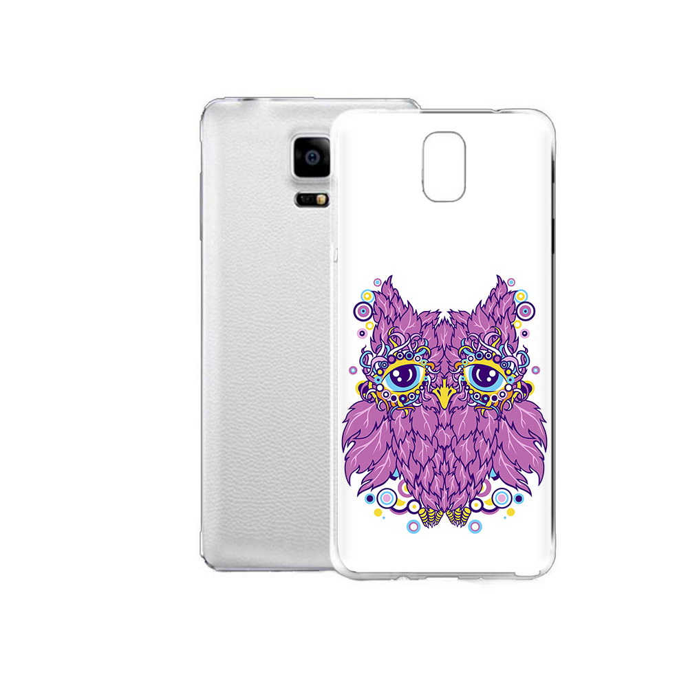 

Чехол MyPads Tocco для Samsung Galaxy Note Edge Розовая сова (PT11952.563.147), Прозрачный, Tocco