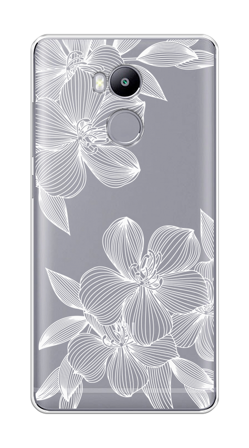 

Чехол на Xiaomi Redmi 4 Pro "Крокус", Белый;прозрачный, 31250-1