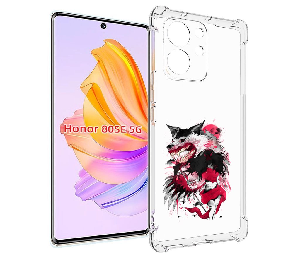

Чехол MyPads красная шапочка для Honor 80 SE, Прозрачный, Tocco