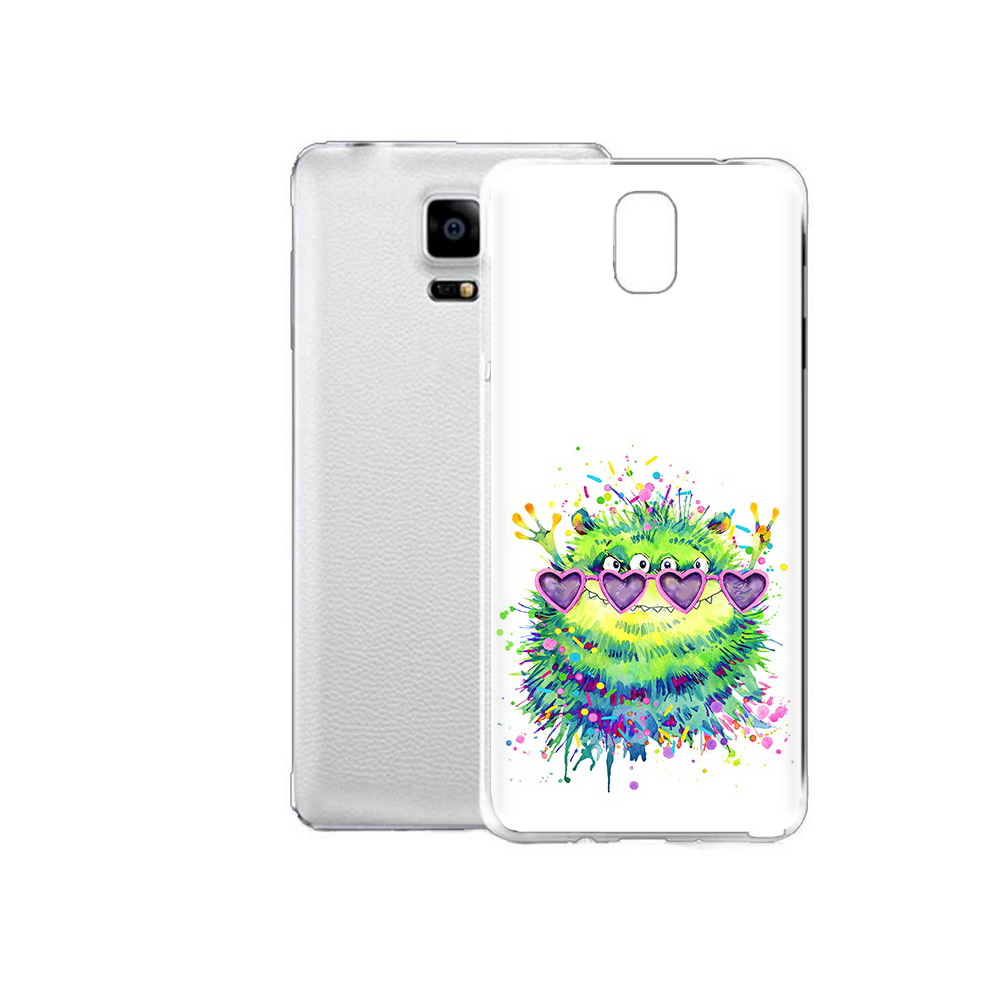 

Чехол MyPads Tocco для Samsung Galaxy Note Edge Пушистый персонаж (PT11952.563.142), Прозрачный, Tocco