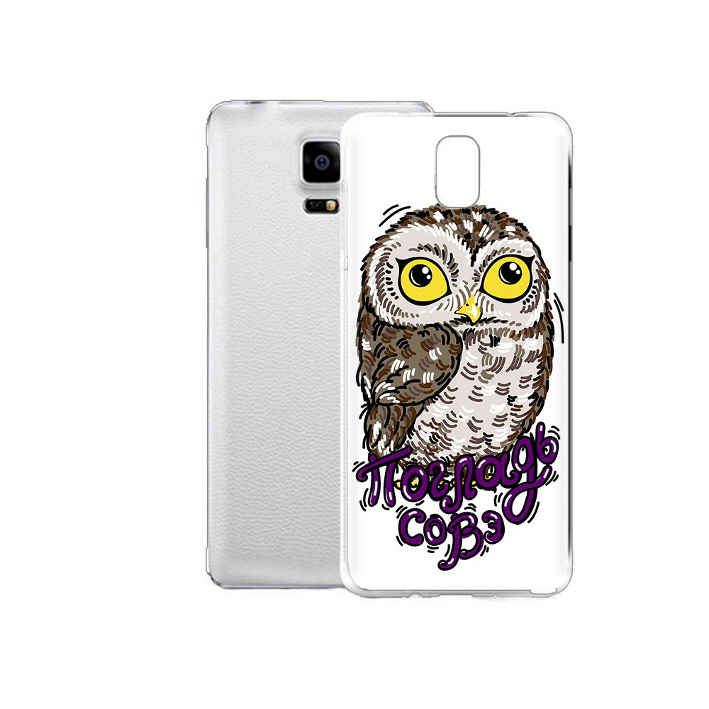 Чехол MyPads Tocco для Samsung Galaxy Note Edge Погладь Совэ (PT11952.563.136)