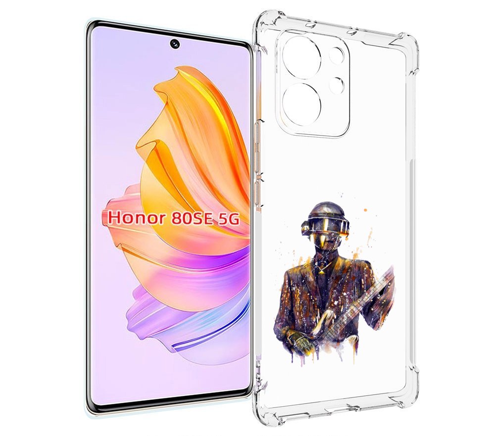 

Чехол MyPads космо-гитарист для Honor 80 SE, Прозрачный, Tocco