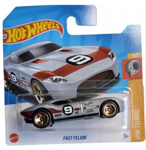 Машинка базовой коллекции Hot Wheels FAST FELION серая 5785/HKK86