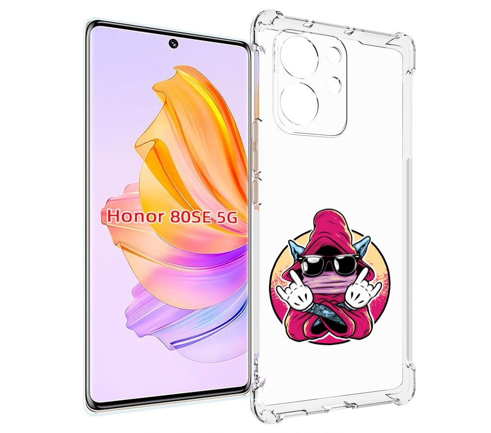

Чехол MyPads йоу для Honor 80 SE, Прозрачный, Tocco