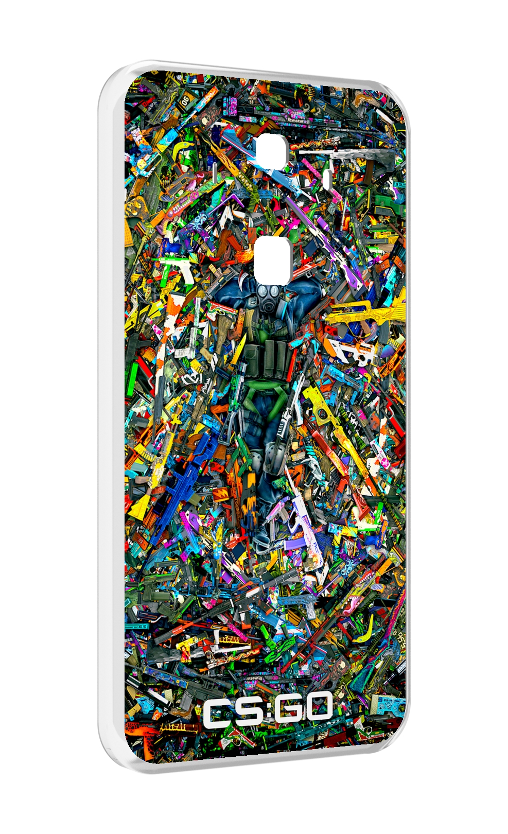 

Чехол MyPads CS GO guns skins мужской для Huawei Mate 10 Pro, Прозрачный, Tocco