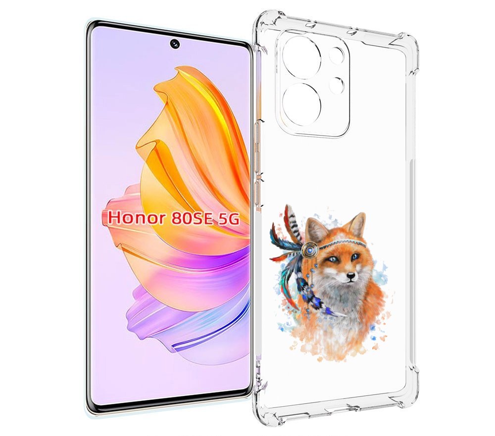 

Чехол MyPads инду лиса для Honor 80 SE, Прозрачный, Tocco