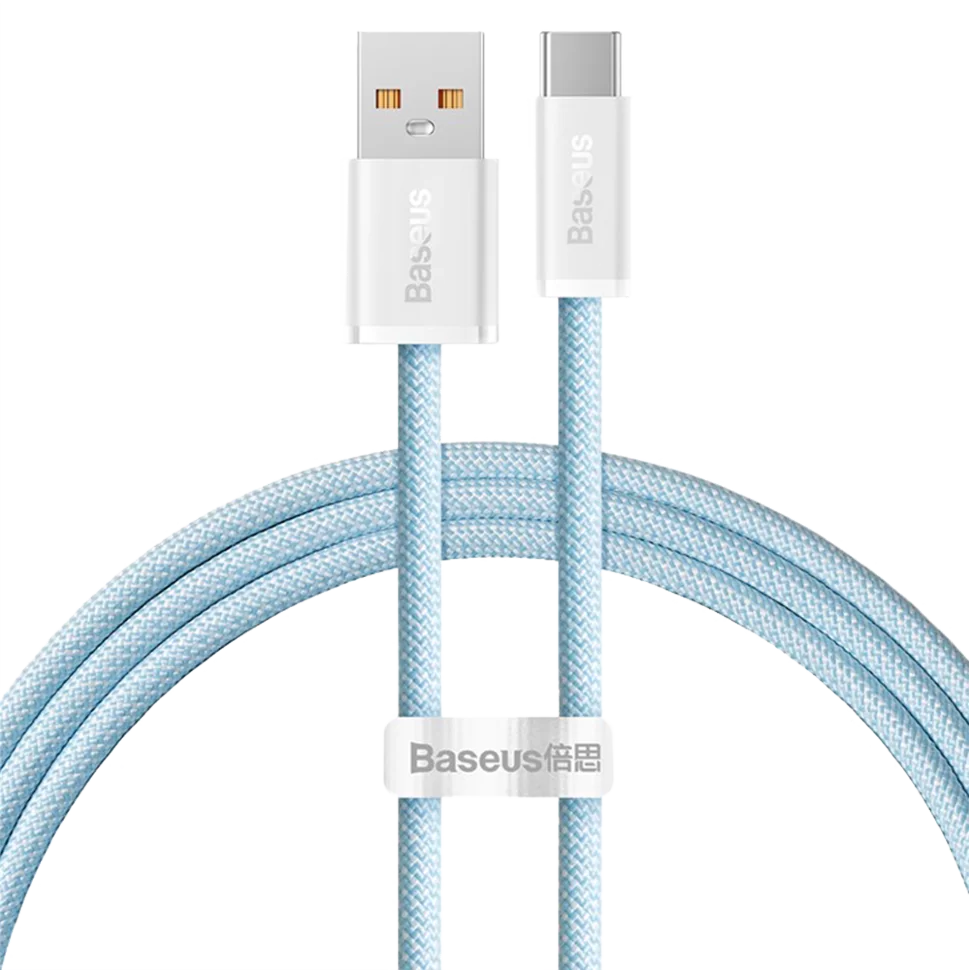 

Кабель Baseus Dynamic USB - Type-C 100W 1м Синий CALD000603, CALD000603