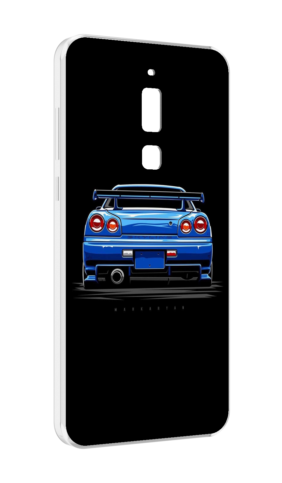 

Чехол MyPads Машина-синяя мужской для Meizu M6T, Прозрачный, Tocco