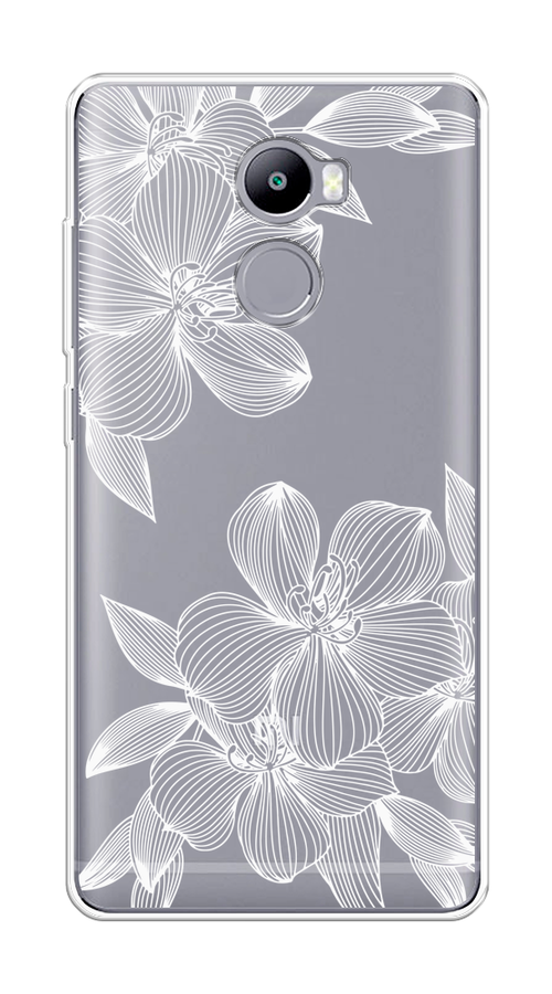 

Чехол на Xiaomi Redmi 4 "Крокус", Белый;прозрачный, 31150-1