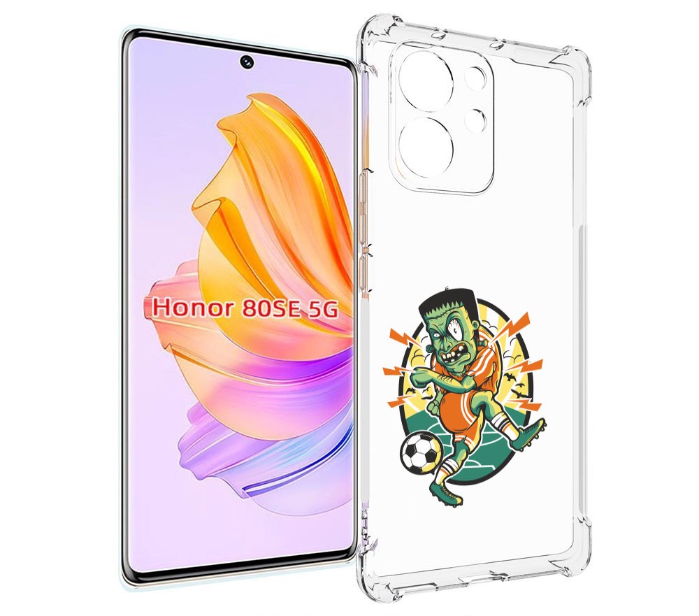 

Чехол MyPads зомби футболист для Honor 80 SE, Прозрачный, Tocco