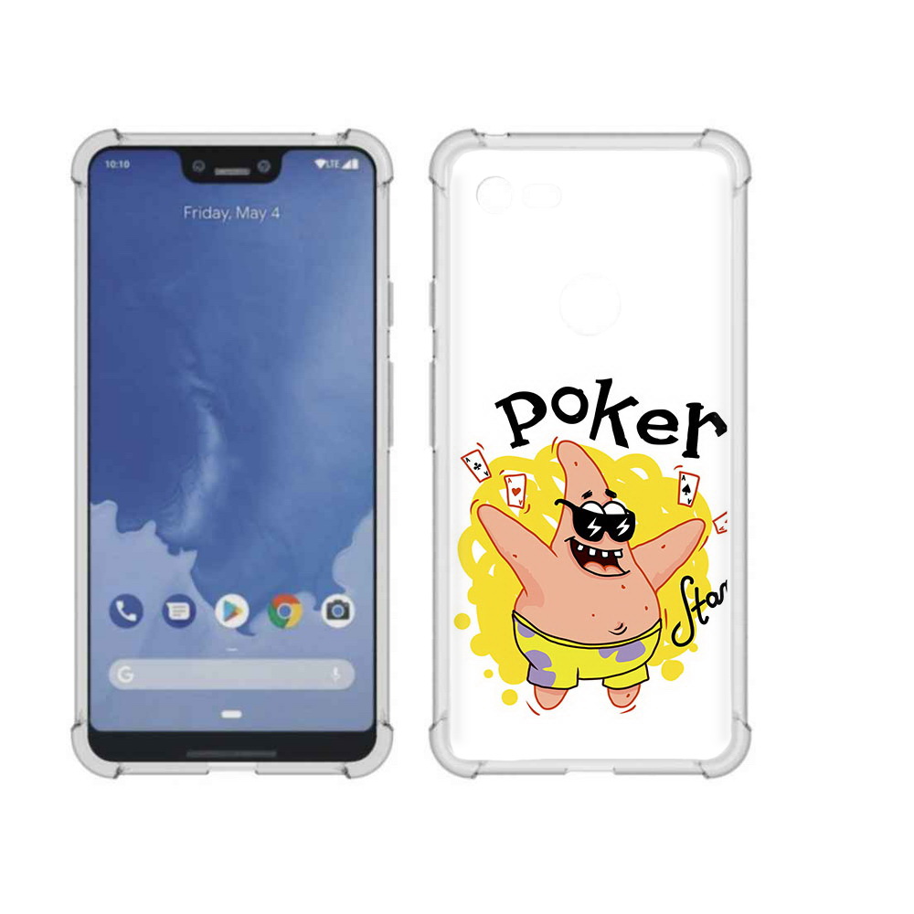 

Чехол MyPads Tocco для Google Pixel 3 XL Патрик, Прозрачный, Tocco
