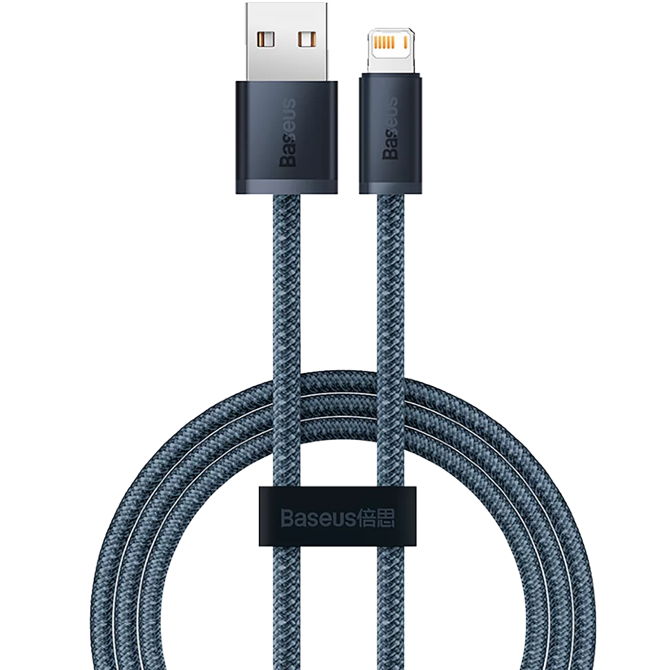 

Кабель Baseus Dynamic USB - Lightning 2.4A 1м Серый CALD000416, CALD000416
