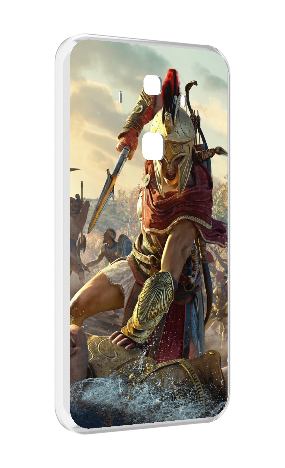 

Чехол MyPads Assassin's Creed Odyssey Kassandra мужской для Huawei Mate 10 Pro, Прозрачный, Tocco