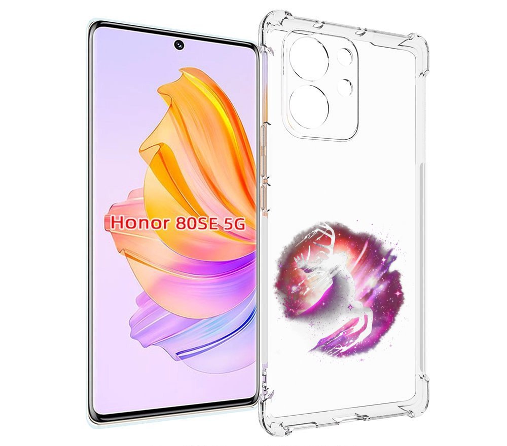 

Чехол MyPads звездный олень для Honor 80 SE, Прозрачный, Tocco