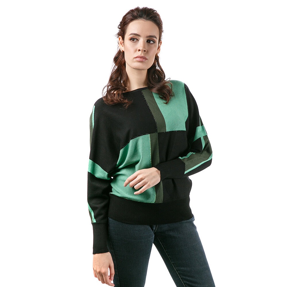 

Джемпер женский Westfalika KW-19W-G1174-1 черный 48 RU, KW-19W-G1174-1