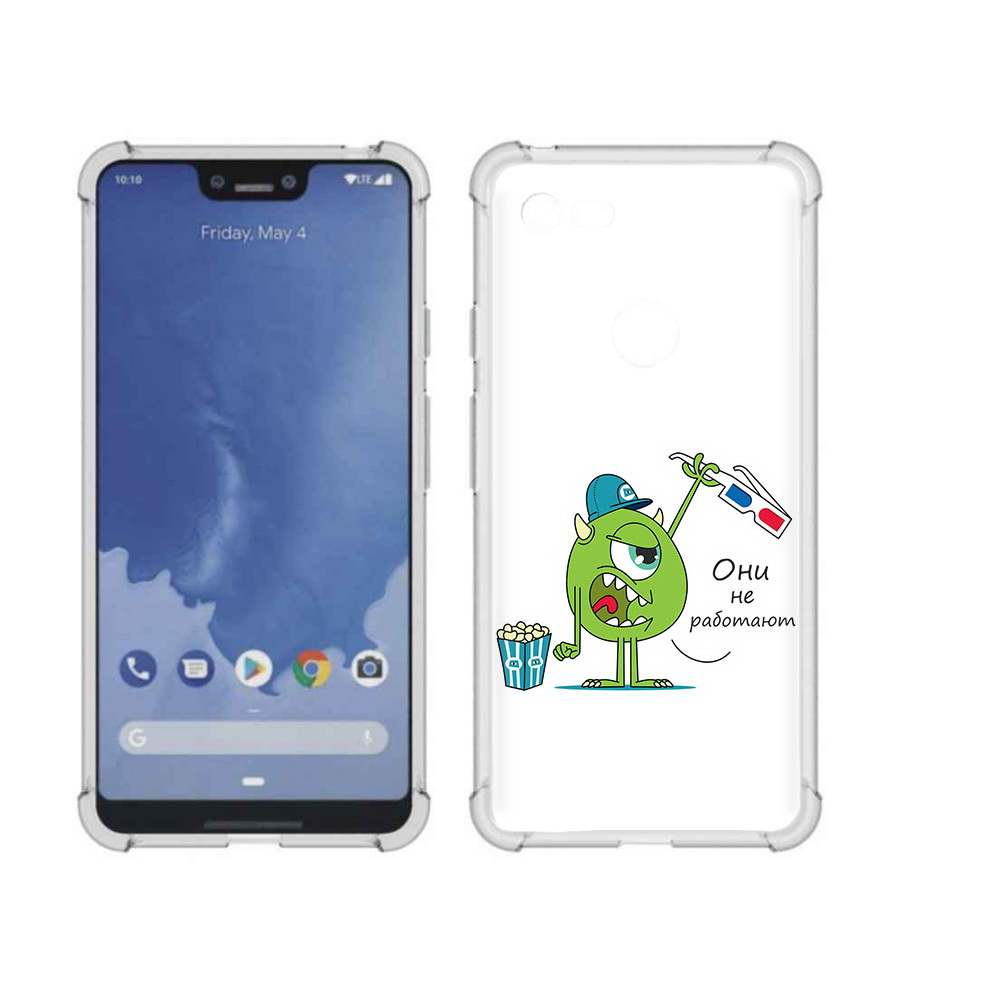 

Чехол MyPads Tocco для Google Pixel 3 XL Очки не работают, Прозрачный, Tocco