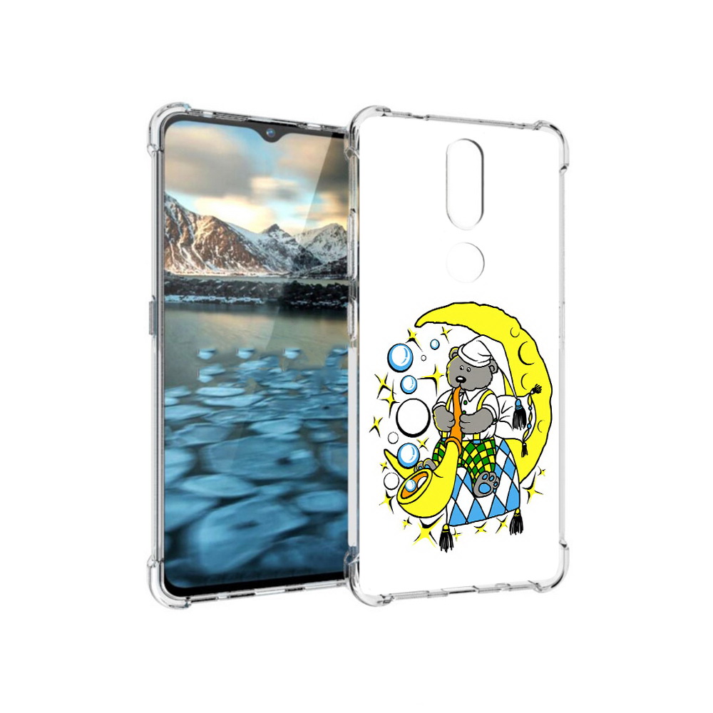 

Чехол MyPads Tocco для Nokia 2.4 Сырная луна (PT227049.107.167), Прозрачный, Tocco