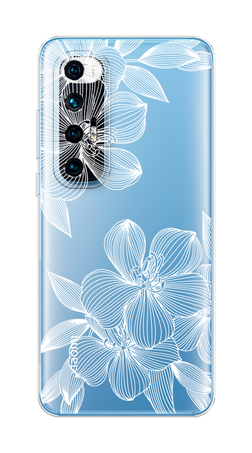

Чехол на Xiaomi Mi 10S "Крокус", Белый;прозрачный, 310550-1