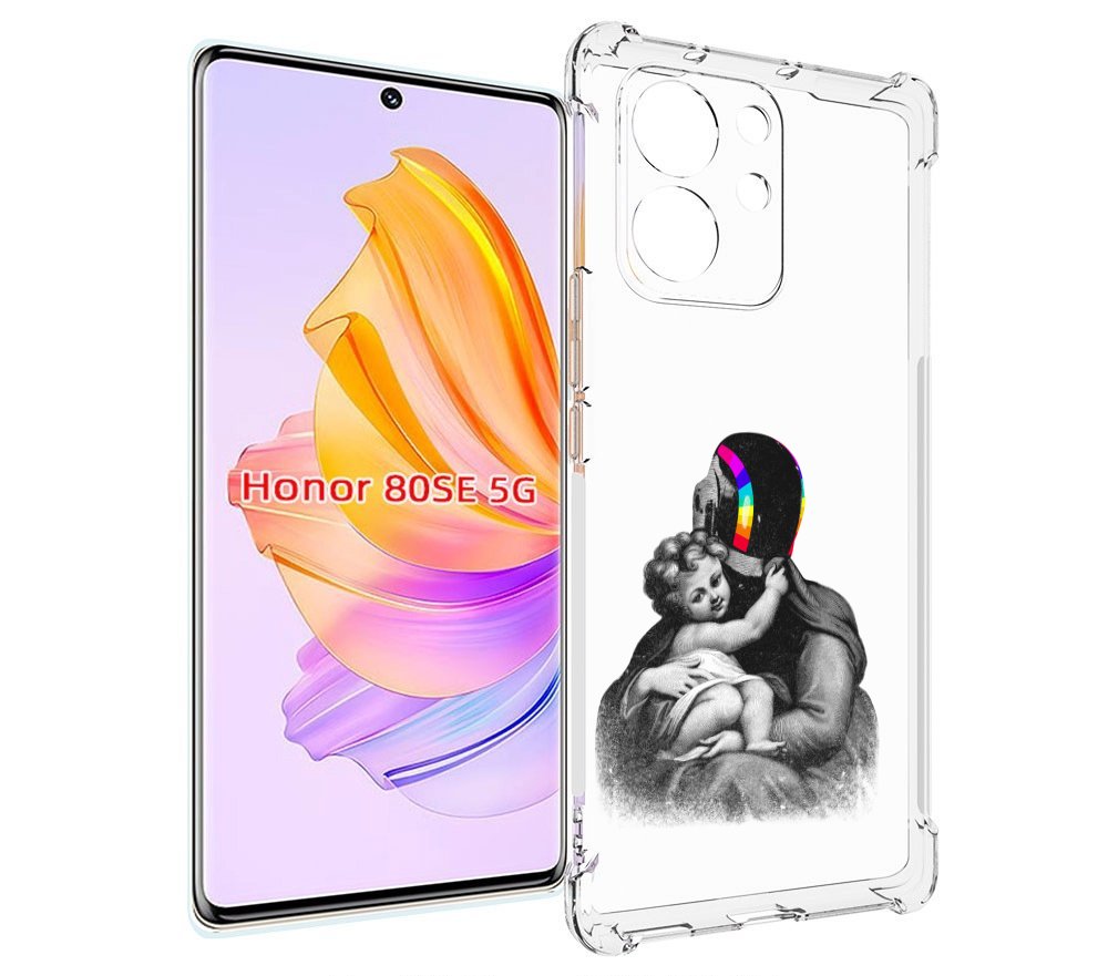 

Чехол MyPads защитник в шлеме для Honor 80 SE, Прозрачный, Tocco