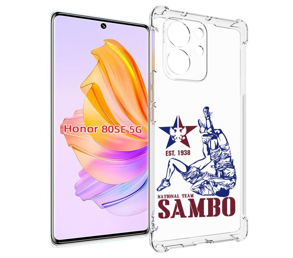 

Чехол MyPads единоборства самбо для Honor 80 SE, Прозрачный, Tocco