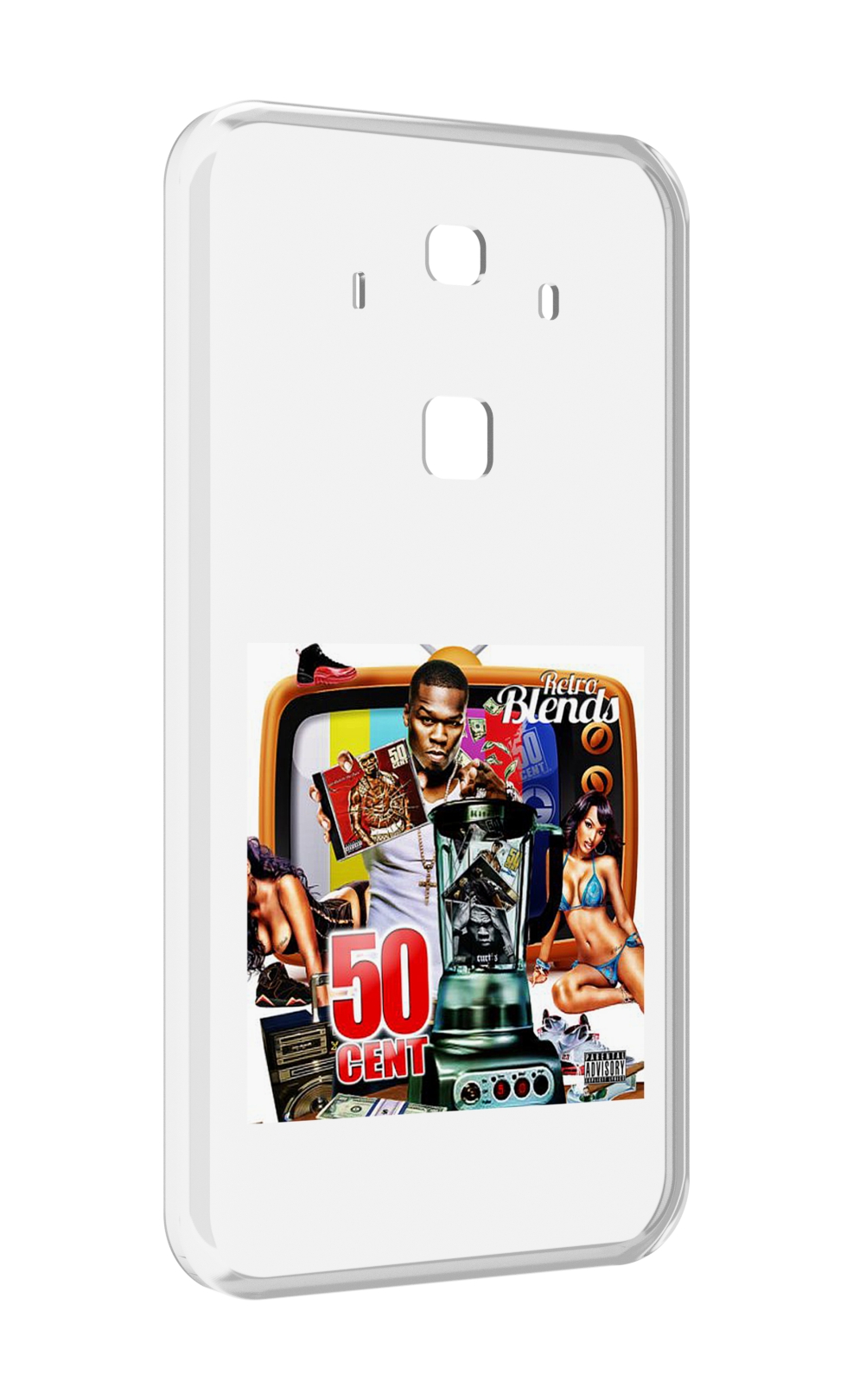 

Чехол MyPads 50 Cent - Retro 50 Cent Blends для Huawei Mate 10 Pro, Прозрачный, Tocco
