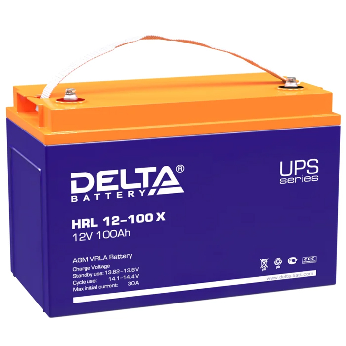 Аккумулятор для ИБП Delta 100 А/ч 12 В HRL 12-100 X