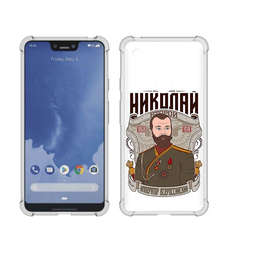 

Чехол MyPads Tocco для Google Pixel 3 XL Николай второй, Прозрачный, Tocco