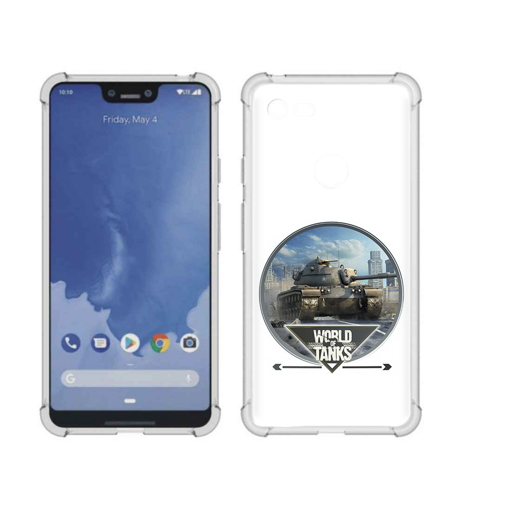 

Чехол MyPads Tocco для Google Pixel 3 XL Мир танков, Прозрачный, Tocco