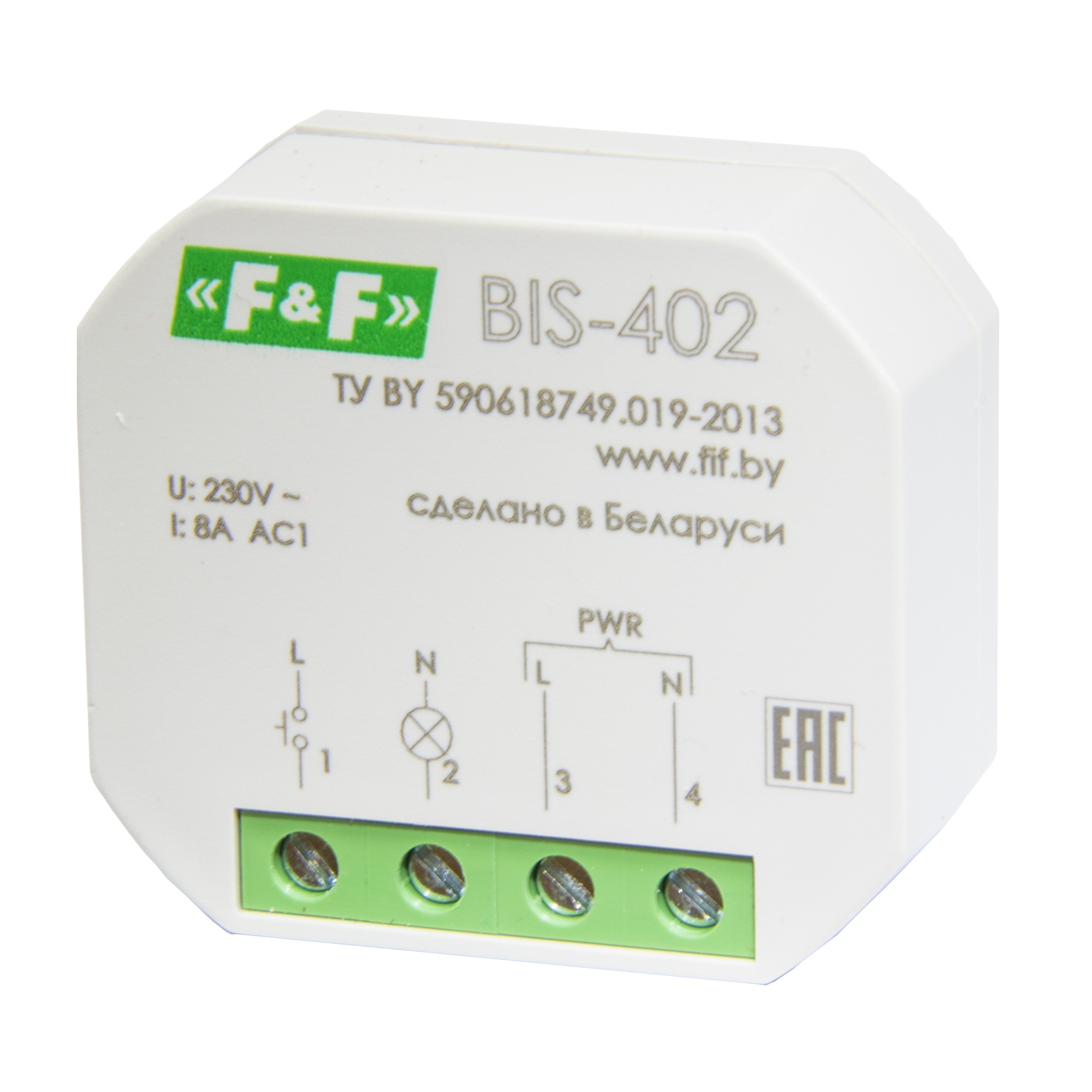 Реле импульсное BIS-402 Евроавтоматика импульсное реле евроавтоматика f