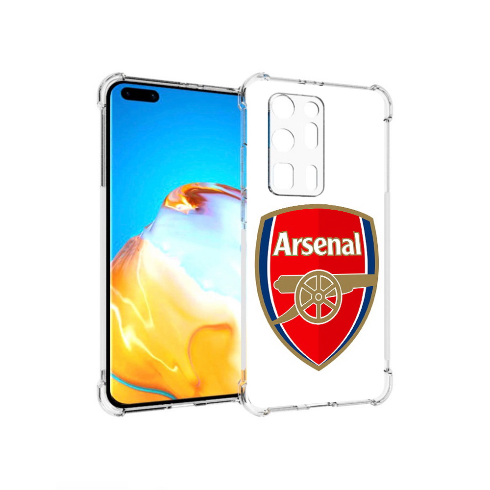 

Чехол MyPads Tocco для Huawei P40 Pro+ ФК Арсенал логотип, Прозрачный, Tocco