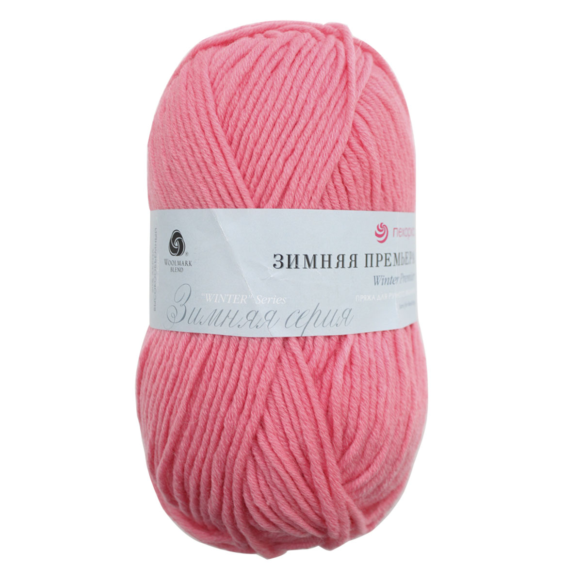 

Пряжа Пехорка 'Зимняя Премьера', 100 г, 150 м (меринос) (11-Ярко-розовый), 10 мотков