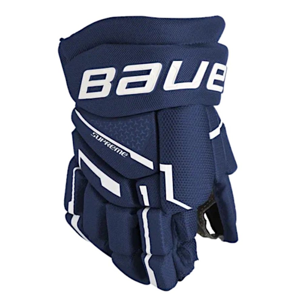 Перчатки хоккейные BAUER Supreme Mach S23 YTH 1061907 9 темно-синий