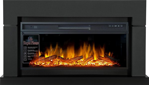 

Каминокомплект Lindos Graphite Grey (Ширина 1520мм) с очагом Vision 42 LOG LED