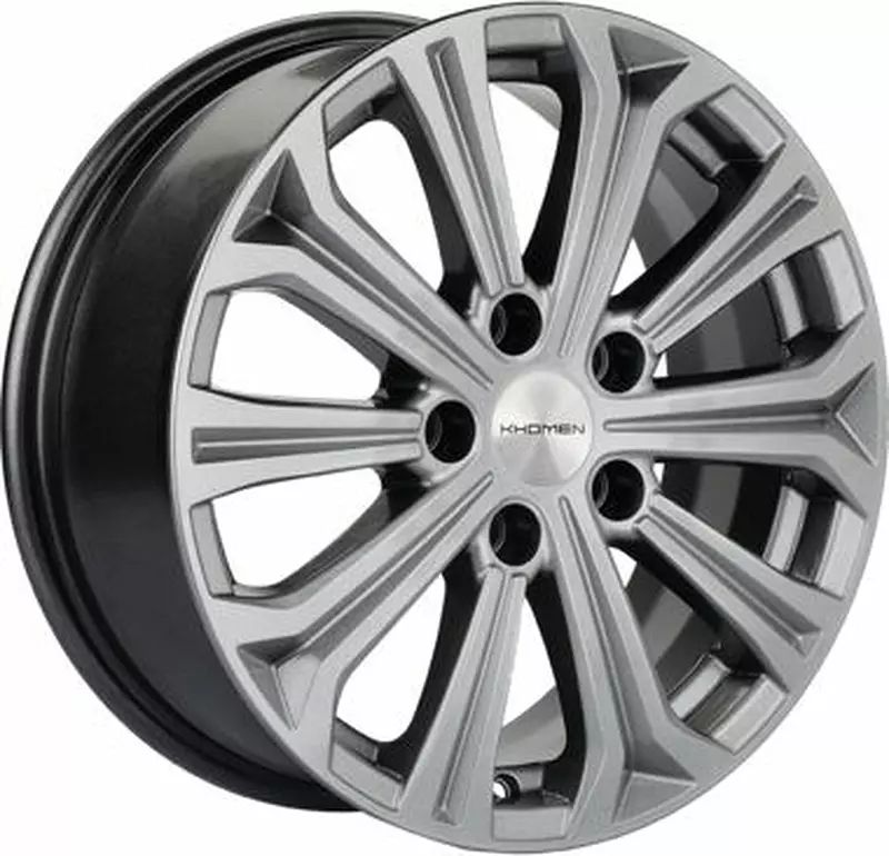 

Колесный диск KHOMEN WHEELS, KHW1610 (Focus) 6.5x16/5x108ET50 63.3 WHS498457, Графит