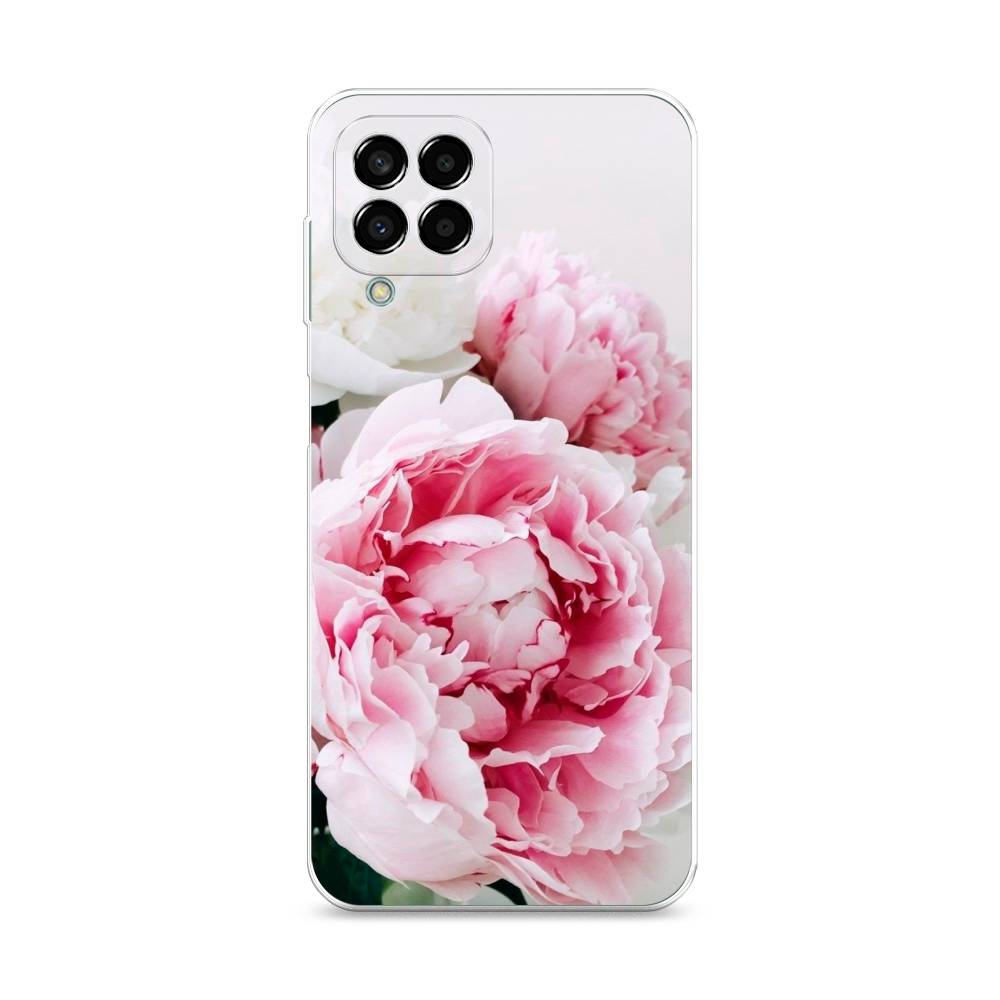 

Чехол на Samsung Galaxy M33 "Розовые и белые пионы", Розовый;белый, 2105650-2