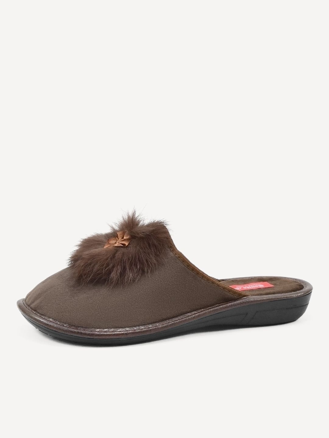 

Тапочки женские Melitta Shoes W-086/1 коричневые 36 RU, Коричневый, W-086/1