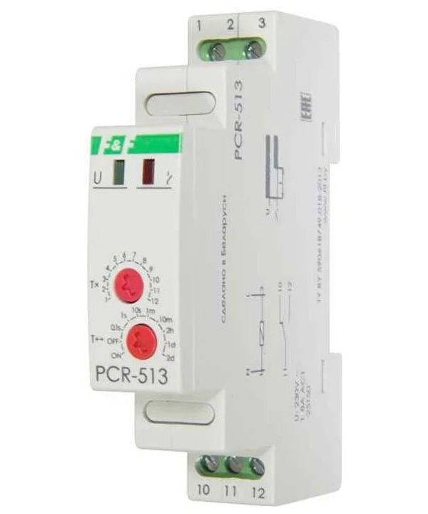 Реле времени PCR-513 Евроавтоматика реле времени pcu 510 евроавтоматика