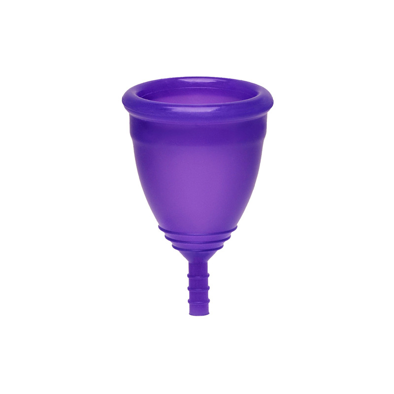 Менструальная Чаша Ladys Secret, 1 штука, размер М российский размер S, фиолетовая
