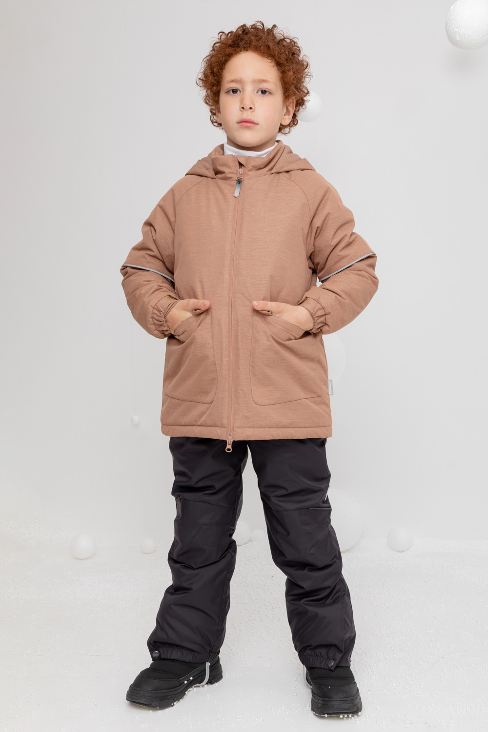 Куртка детская CROCKID 1B LJKT 015 2-а, светлый терракот, 110 комплект штор кирстен размер 170 х 270 см мокрый асфальт терракот