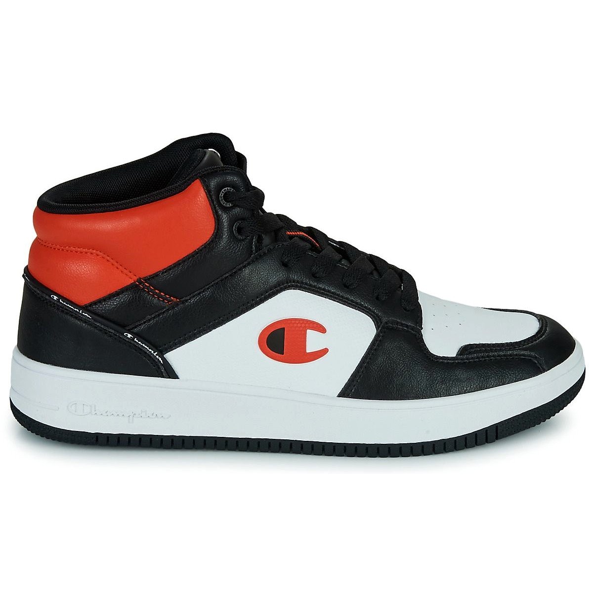 

Кеды мужские Champion Rebound 2.0 Mid черные/белые/красные 41.5 RU, Черный, Rebound 2.0 Mid