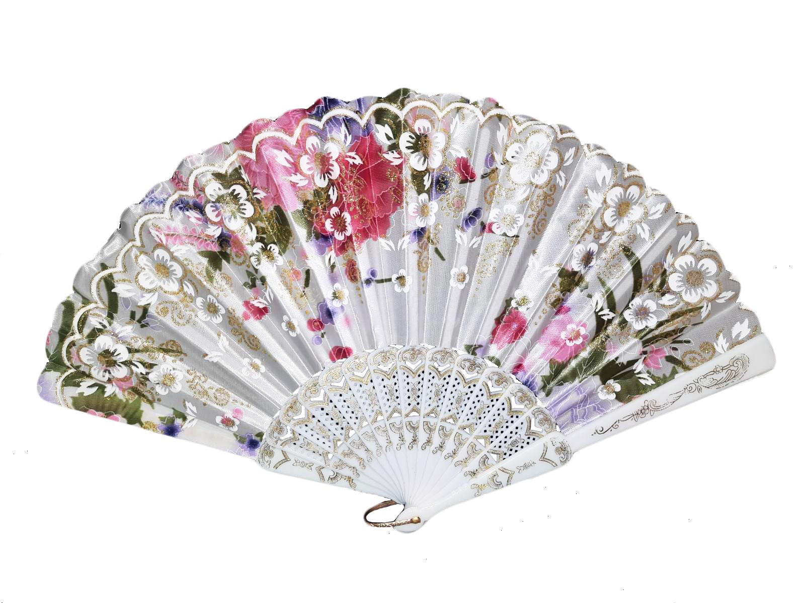 

Веер унисекс NoBrand 31921 белый 24 см, 31921