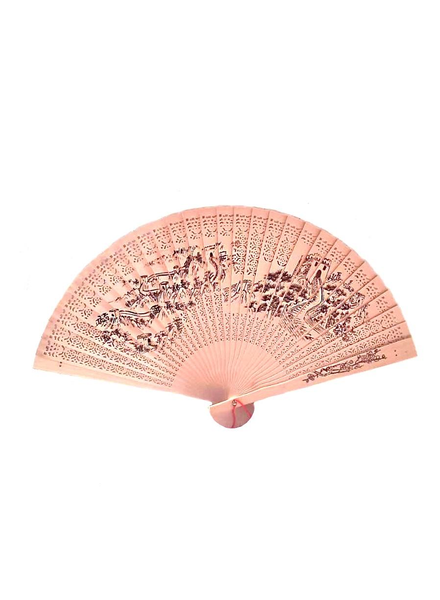 

Веер унисекс NoBrand 16568 бежевый 23 см, 16568