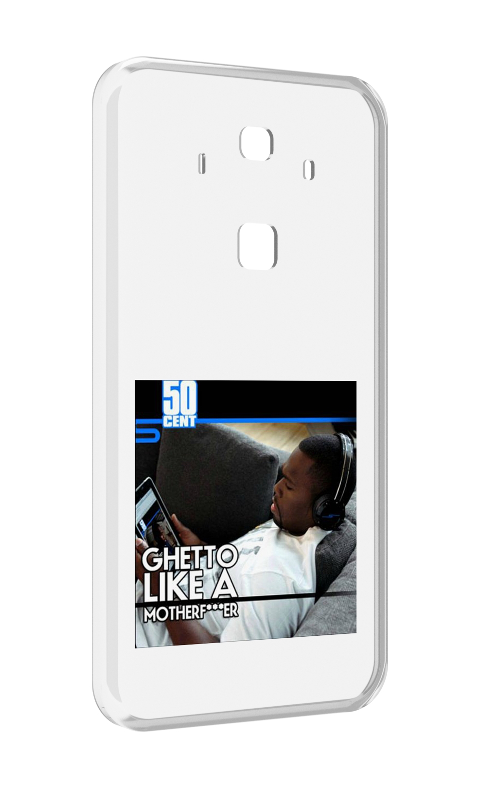 

Чехол MyPads 50 Cent - Ghetto Like A Motherfucker для Huawei Mate 10 Pro, Прозрачный, Tocco