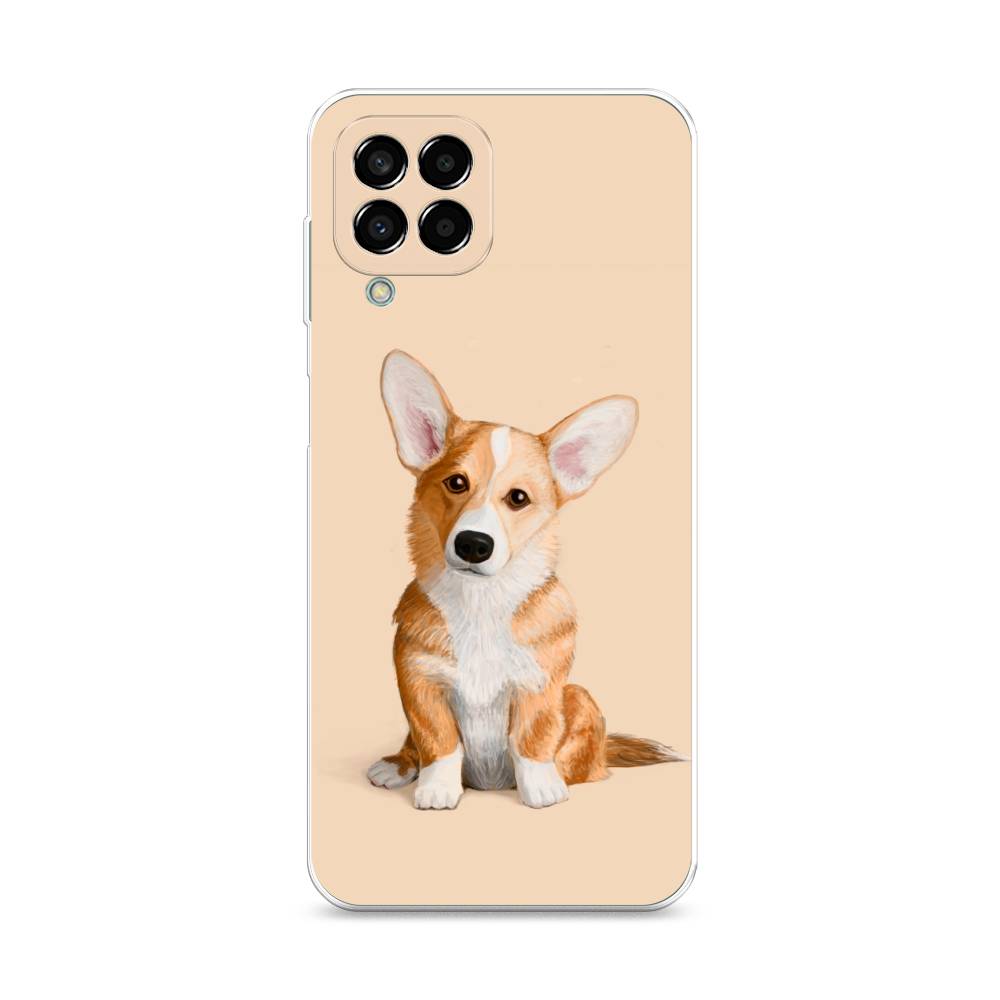 

Чехол на Samsung Galaxy M33 "Грустный Корги", Коричневый;бежевый, 2105650-1