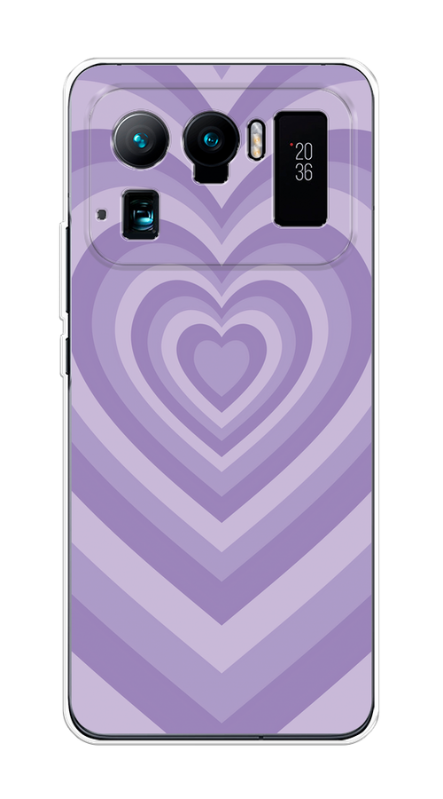 

Чехол на Xiaomi Mi 11 Ultra "Violet heart latte", 310450-1