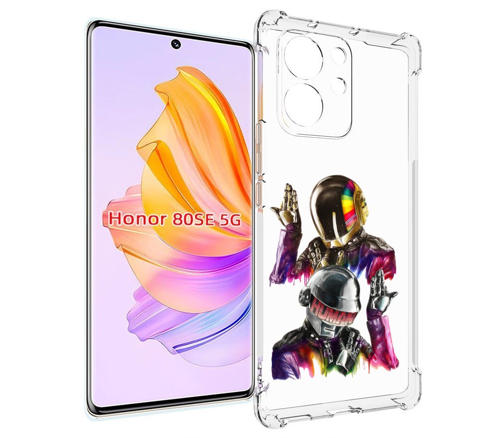 

Чехол MyPads диско космонавты для Honor 80 SE, Прозрачный, Tocco
