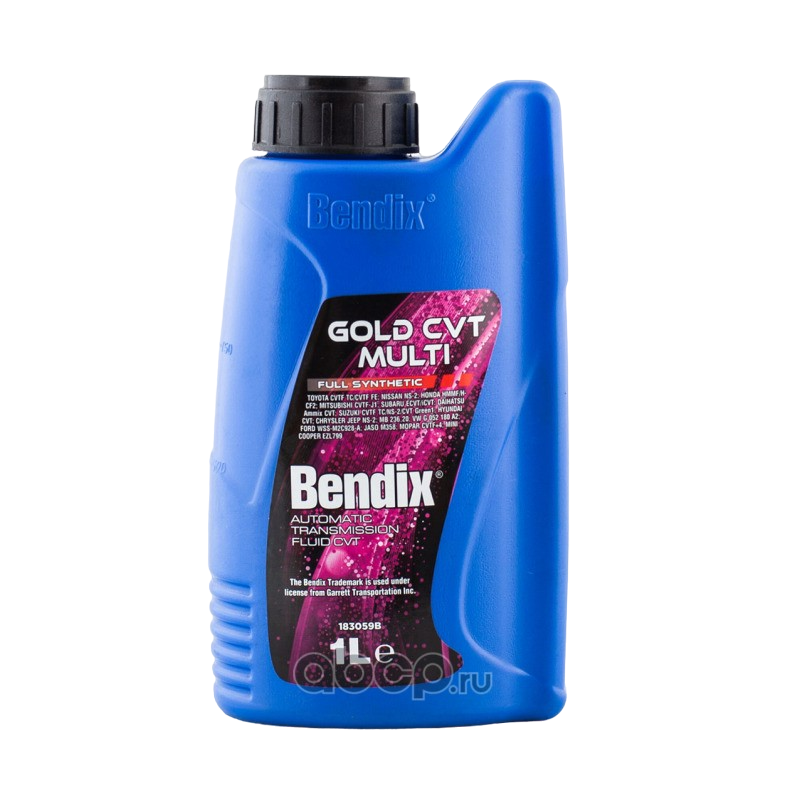 Масло Трансмиссионное Bendix Gold Cvt Multi Синтетическое 1 Л 183059b BENDIX арт. 183059B